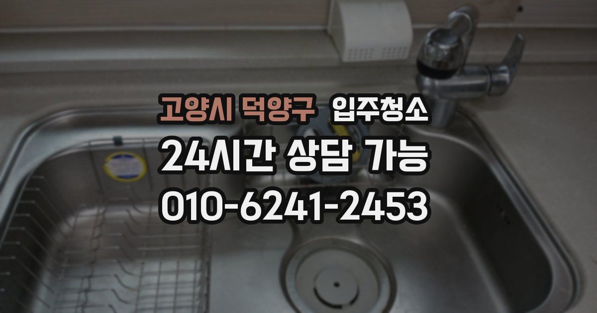 고양시 덕양구 입주청소