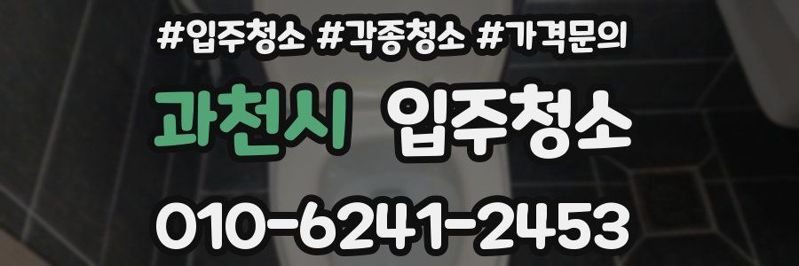 과천시 이사청소