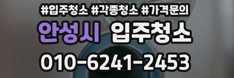 안성시 이사청소