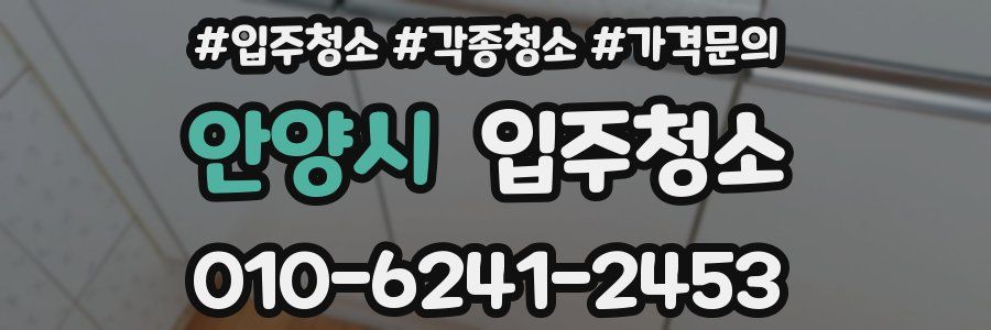 안양시 이사청소