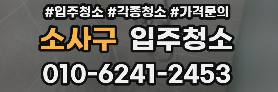 소사구 이사청소