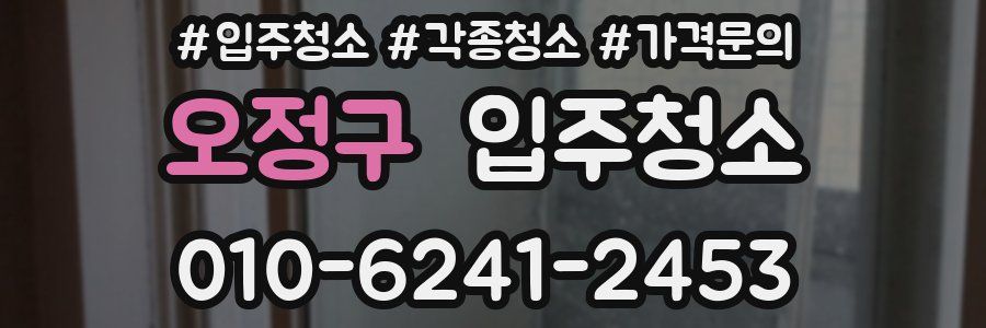 오정구 이사청소