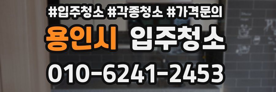 용인시 이사청소