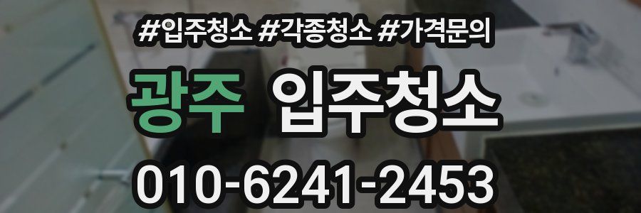 광주 이사청소