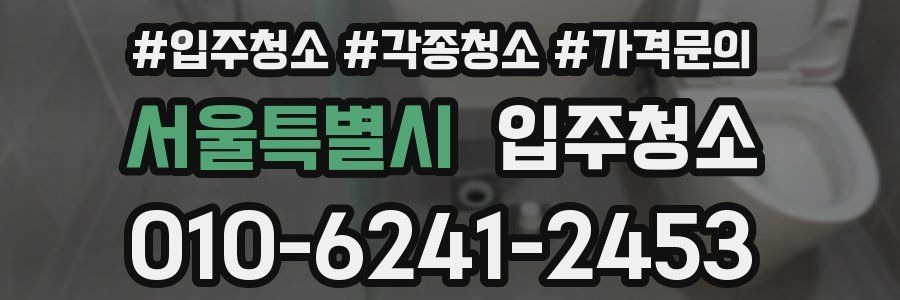 서울특별시 이사청소