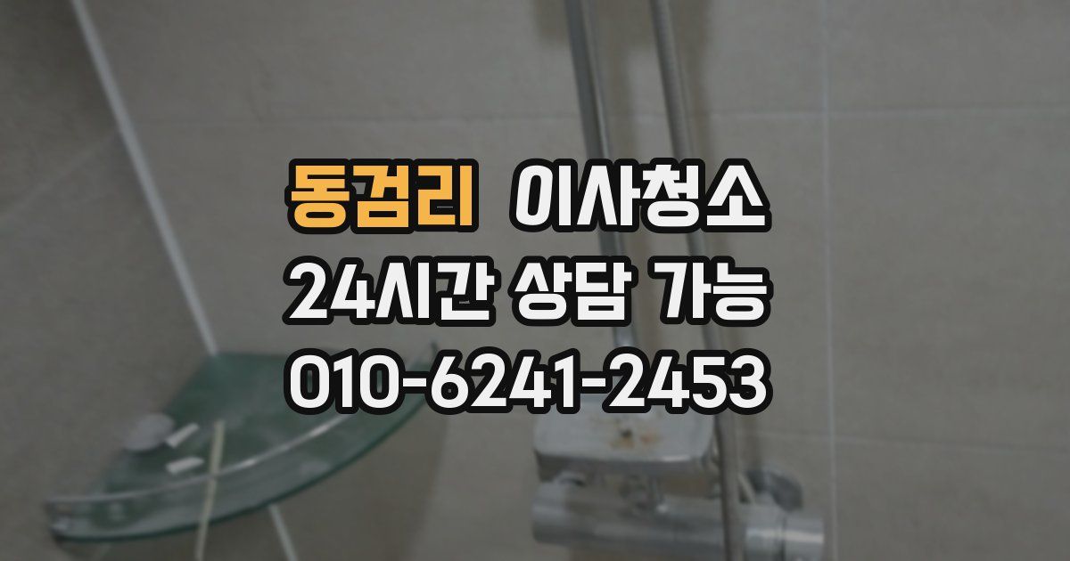 동검리 입주청소