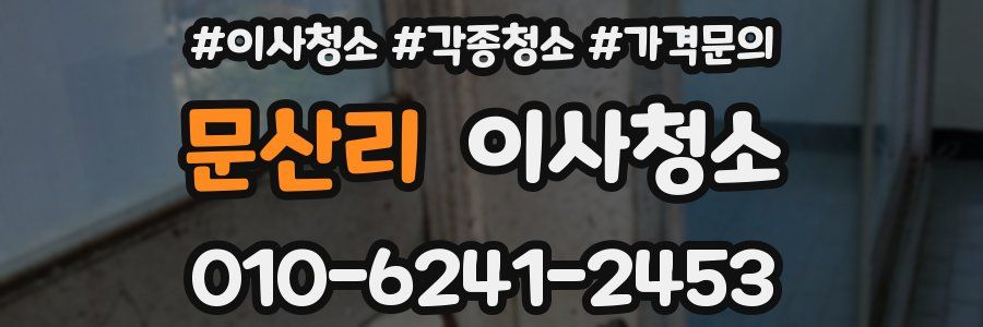 문산리 이사청소