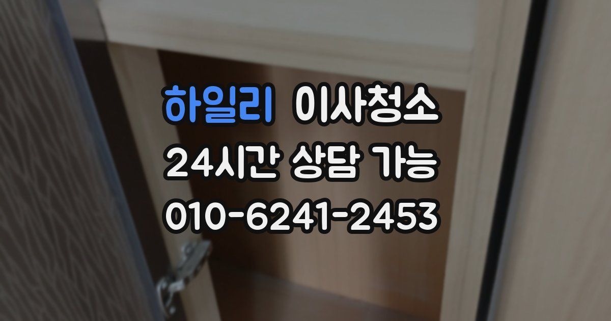 하일리 입주청소