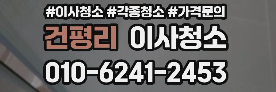 건평리 이사청소