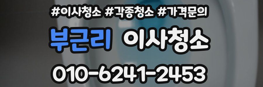 부근리 이사청소