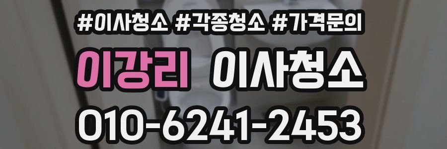 이강리 이사청소