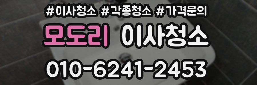 모도리 이사청소