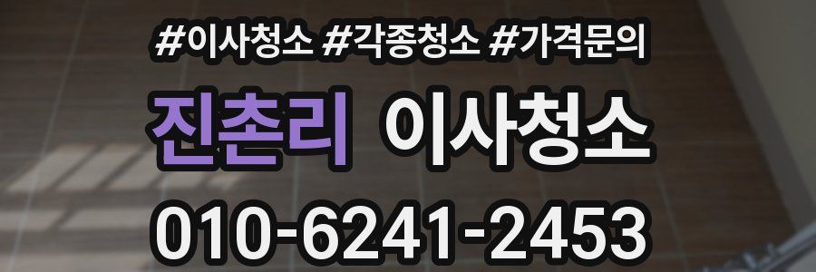 진촌리 이사청소