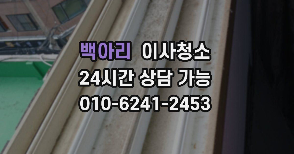 백아리 입주청소