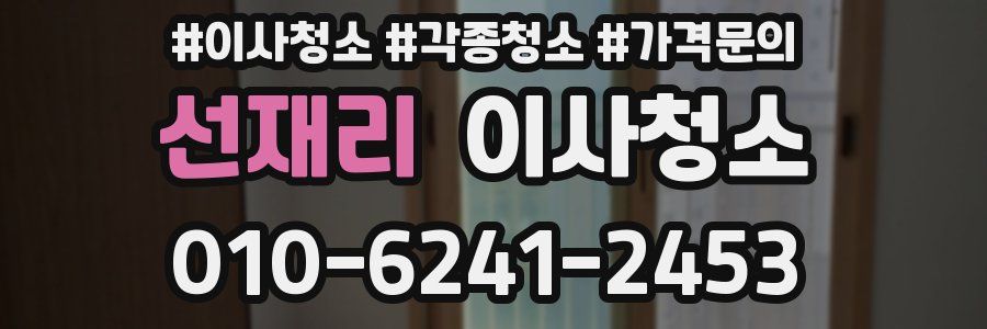 선재리 이사청소