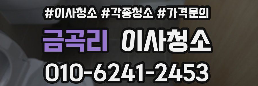 금곡리 이사청소