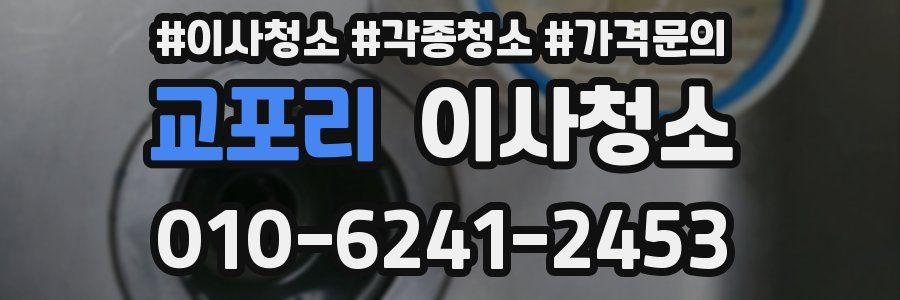 교포리 이사청소