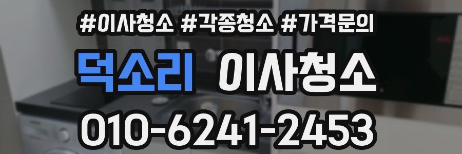 덕소리 이사청소