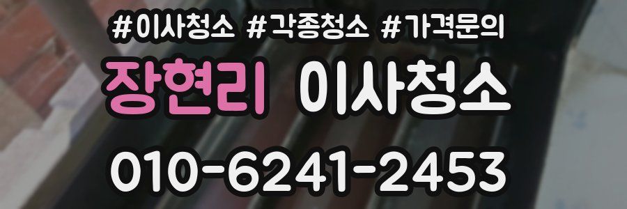 장현리 이사청소