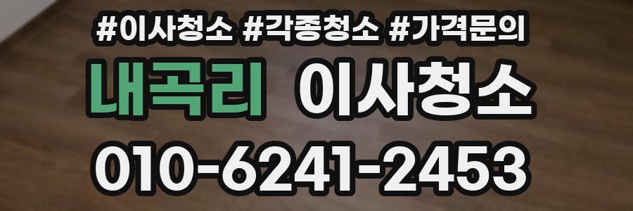 내곡리 이사청소