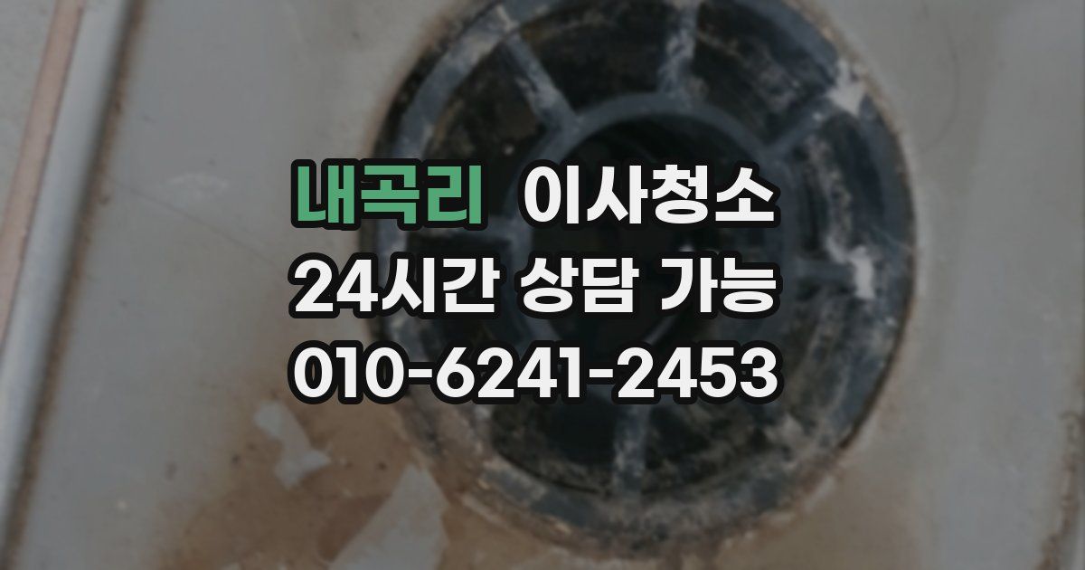 내곡리 입주청소