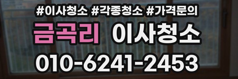 금곡리 이사청소