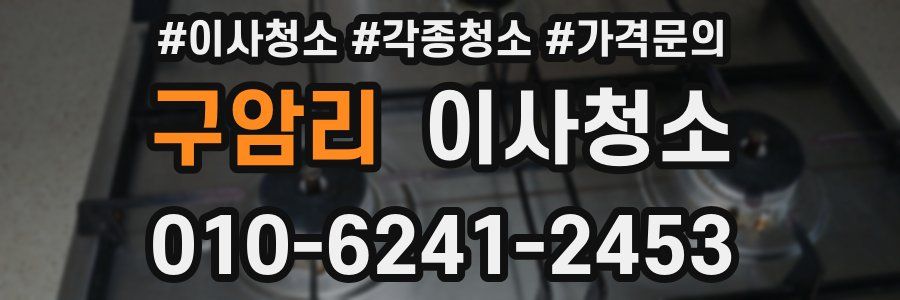 구암리 이사청소