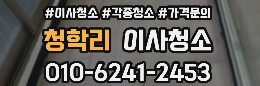 청학리 이사청소