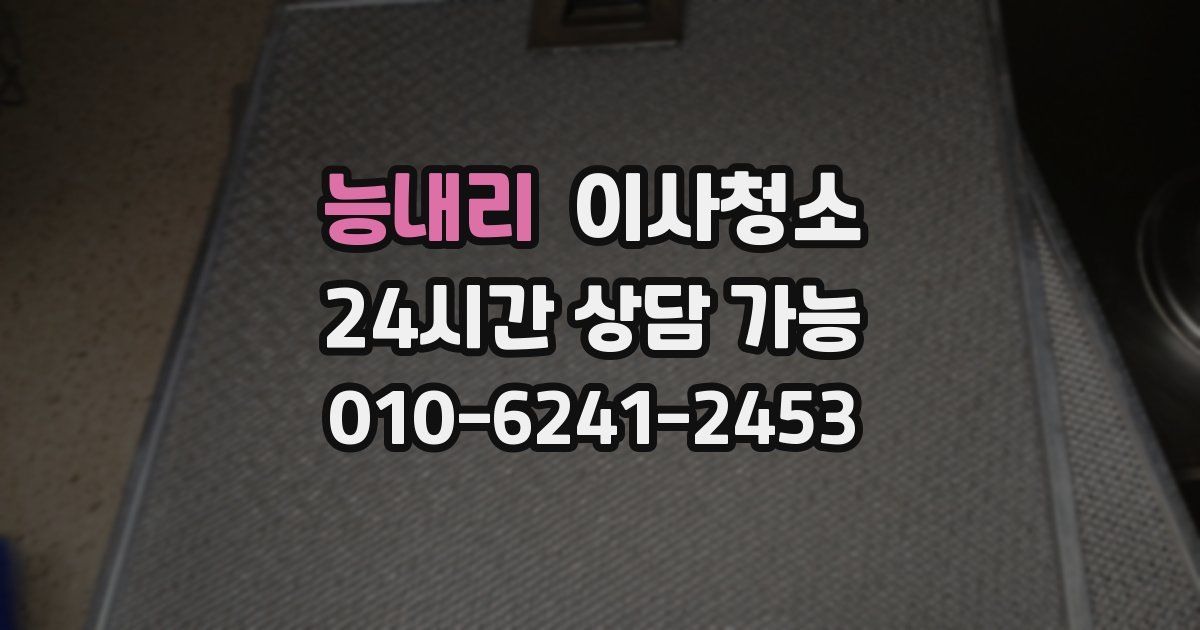 능내리 입주청소