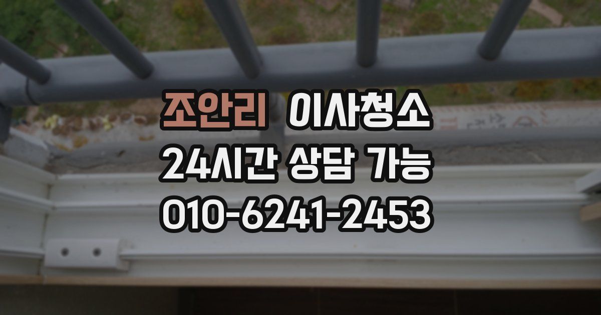 조안리 입주청소