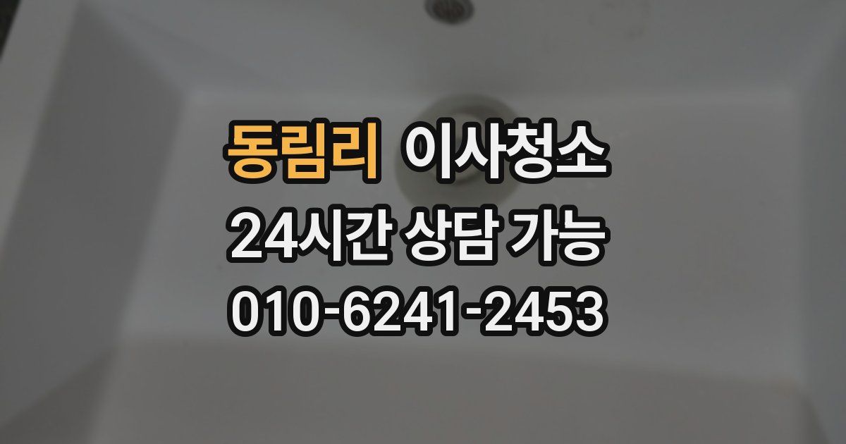 동림리 입주청소