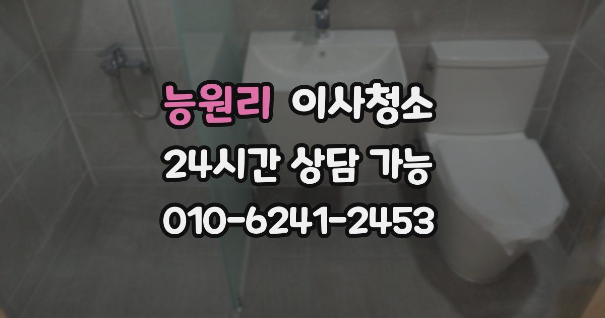 능원리 입주청소