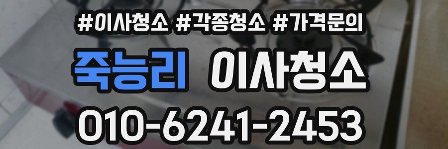 죽능리 이사청소