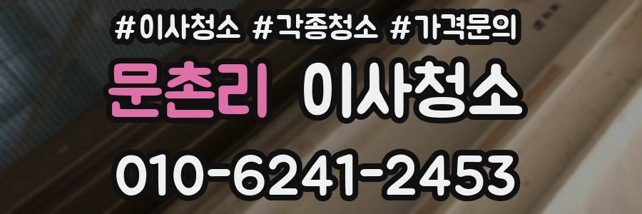 문촌리 이사청소