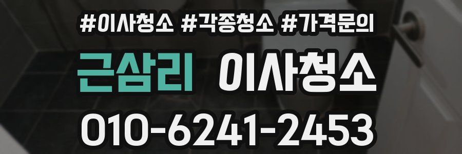 근삼리 이사청소