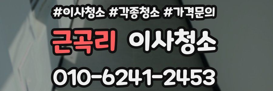 근곡리 이사청소