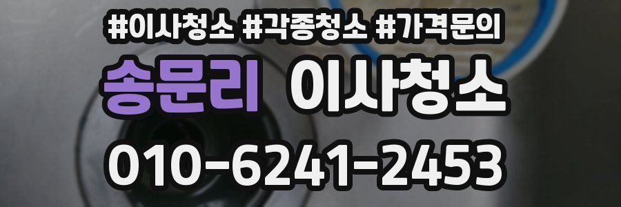 송문리 이사청소