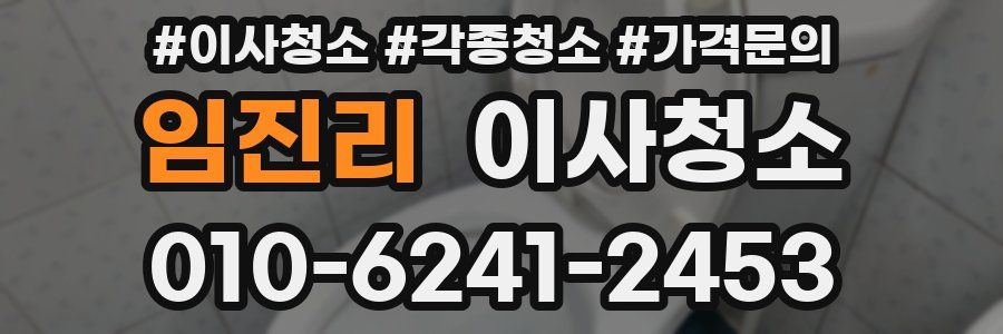 임진리 이사청소