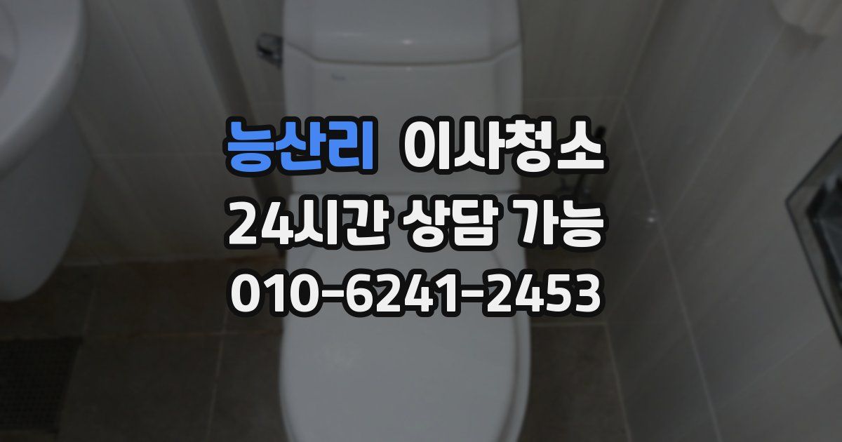 능산리 입주청소
