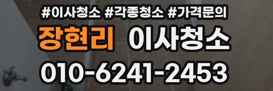 장현리 이사청소