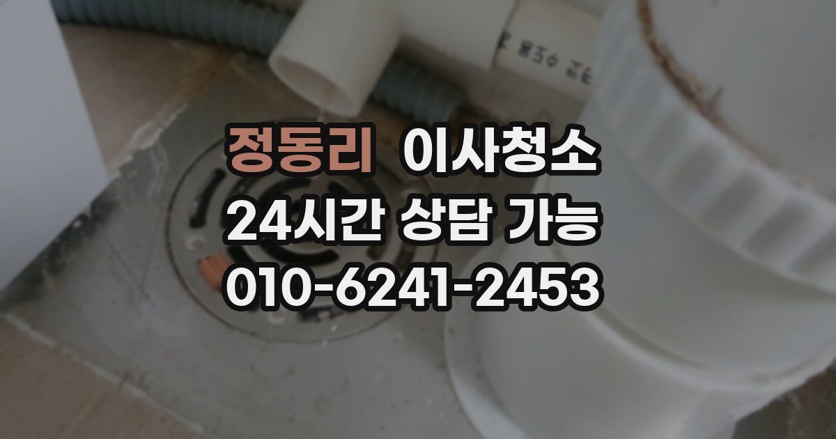 정동리 입주청소