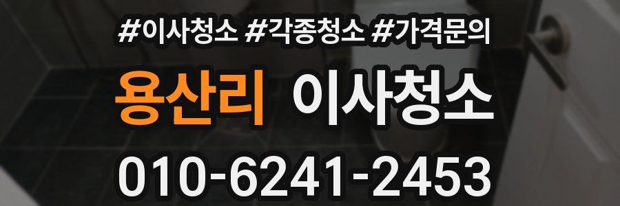 용산리 이사청소