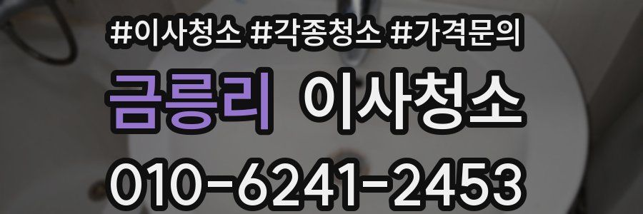 금릉리 이사청소