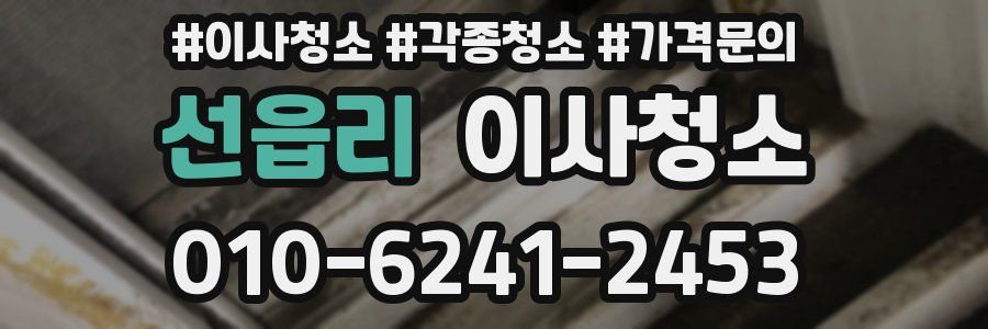 선읍리 이사청소