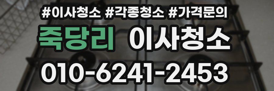 죽당리 이사청소