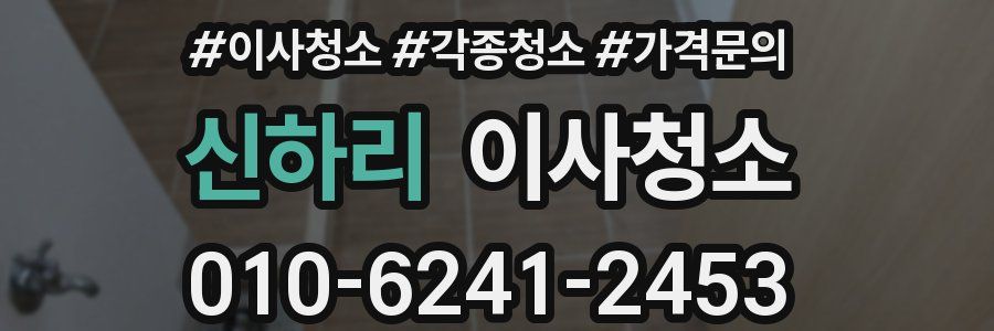 신하리 이사청소