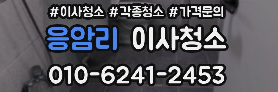 응암리 이사청소