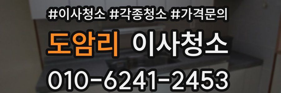 도암리 이사청소