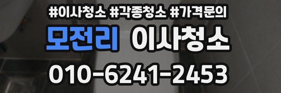 모전리 이사청소