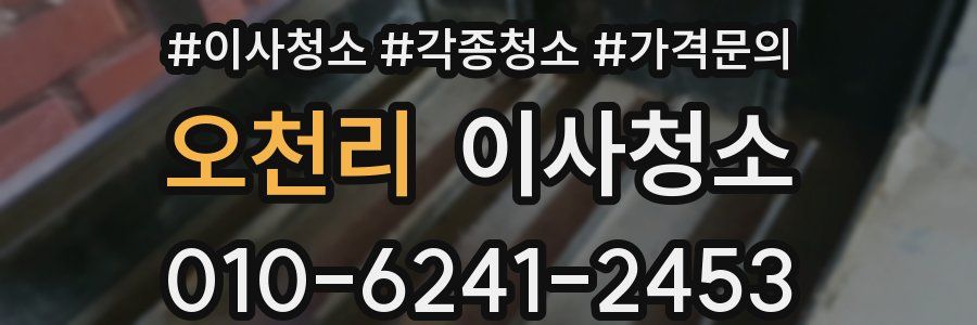 오천리 이사청소